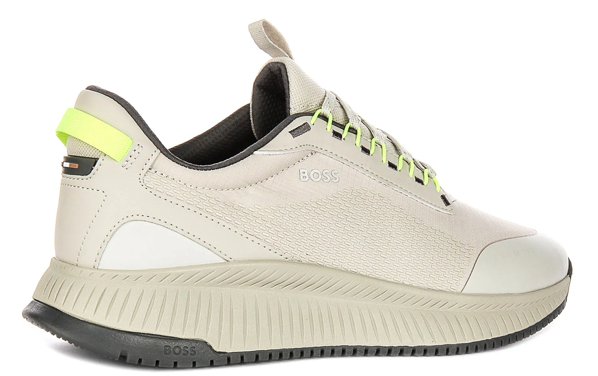 Wear Proof Boss Ttnm Evo Runner In Beige For Men