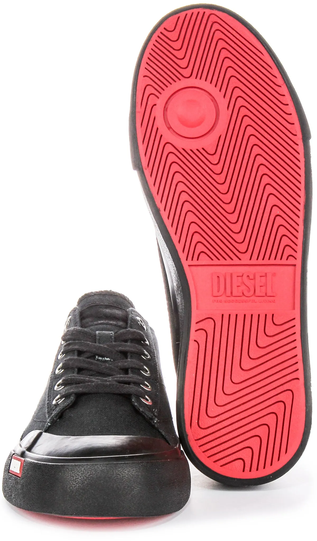 Wear Proof Diesel S-Athos Low In Black For Men