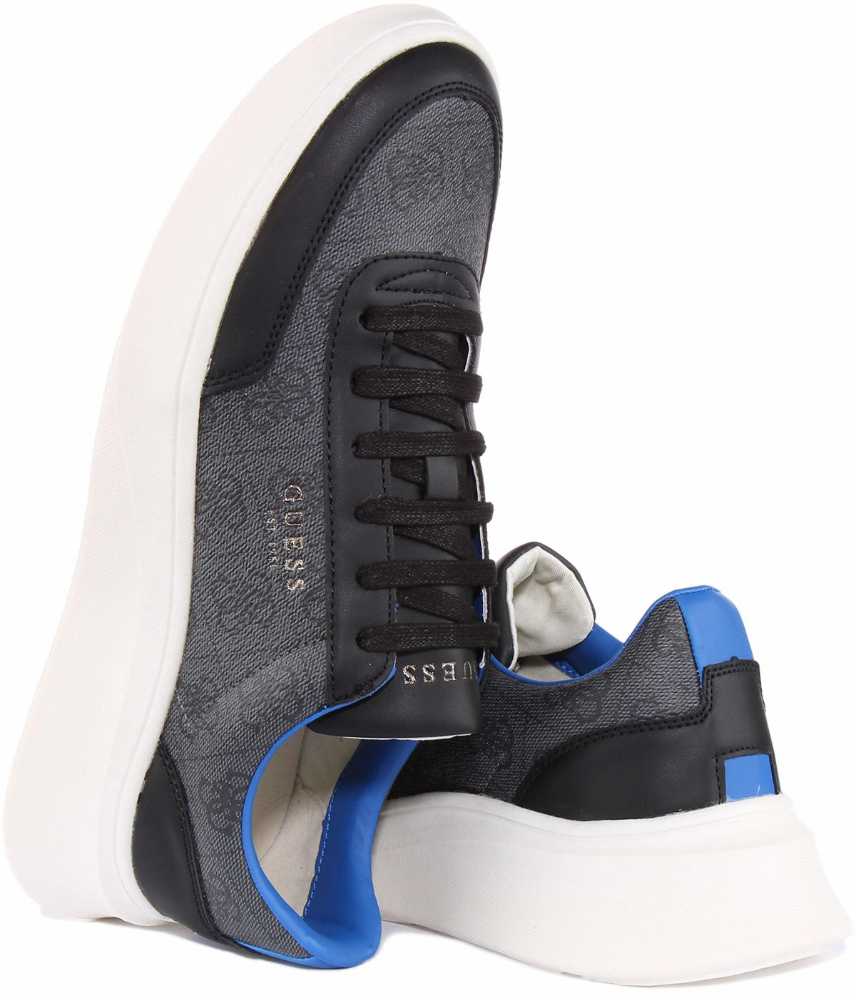 Wear Proof Guess Dolo In 4G Coal For Men