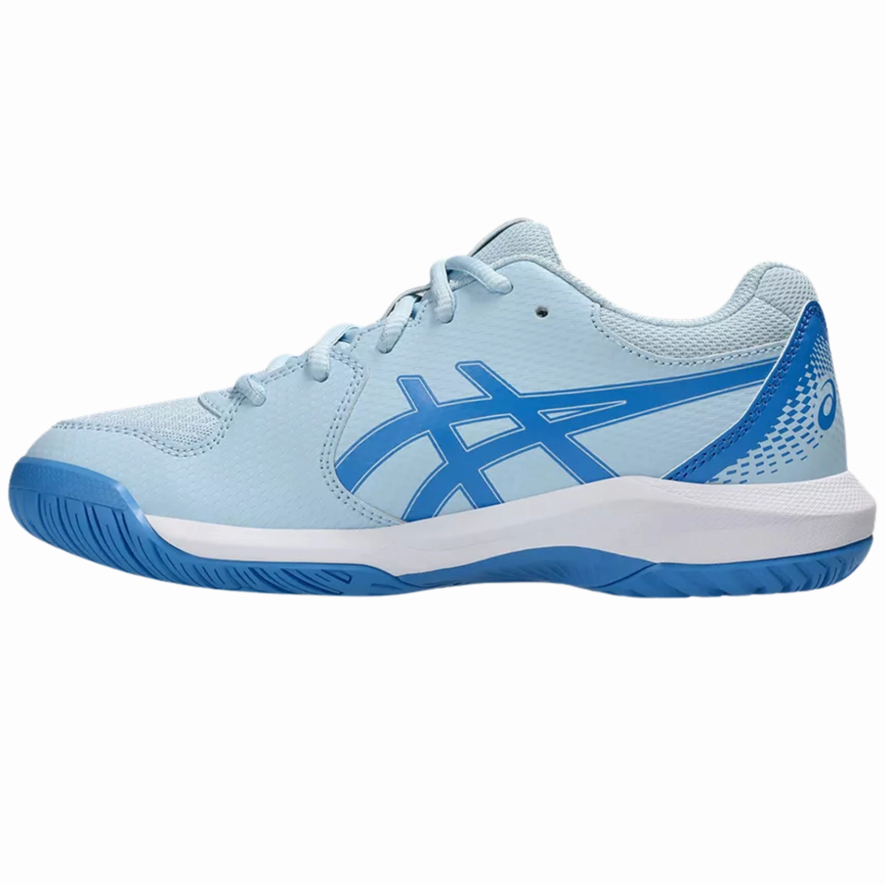 Wear resistant build Asics Gel Dedicate 8 GS Junior Tennis Shoes
