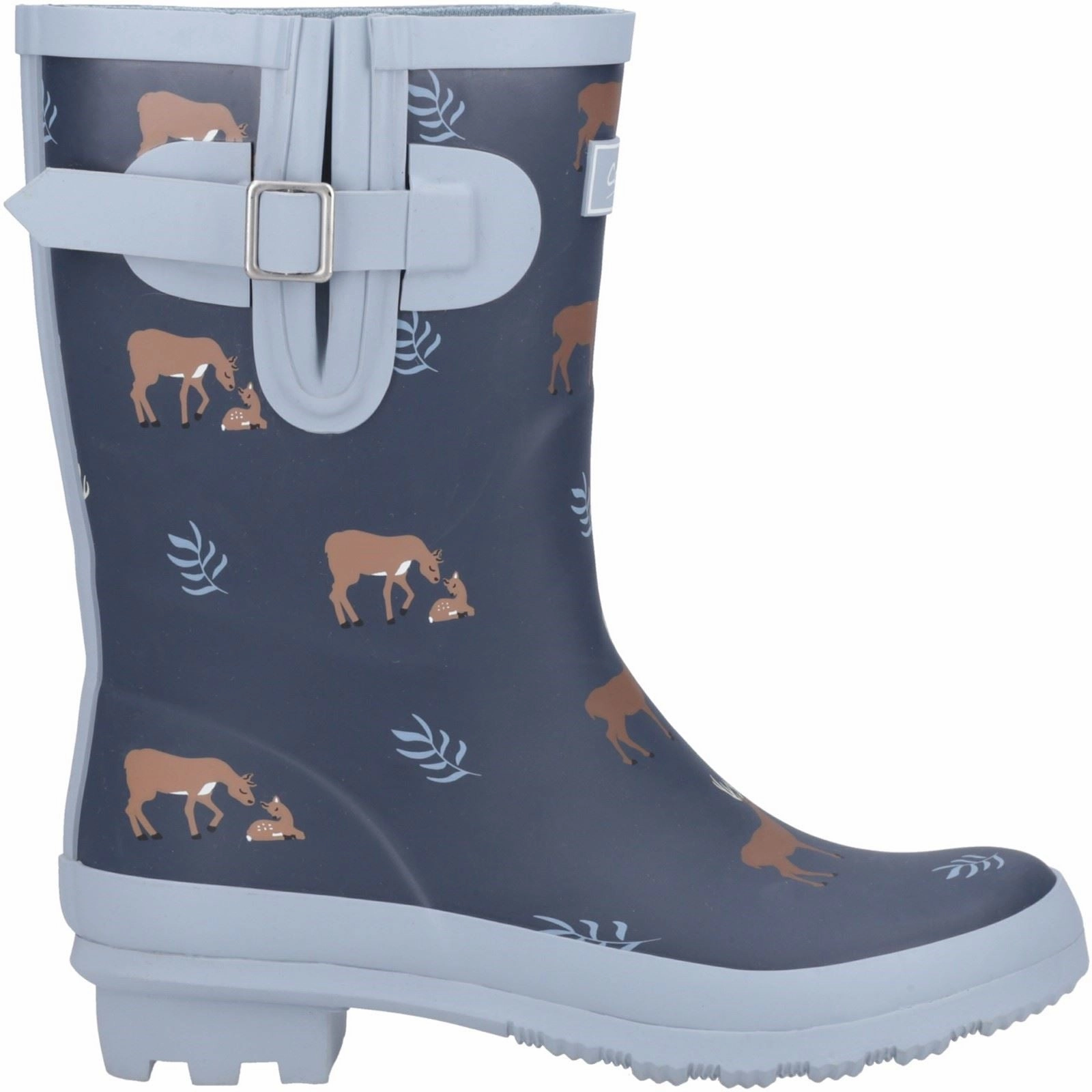 Weather Proof Step Cotswold Woodland Mid Rubber Women's Deers Wellington Boots
