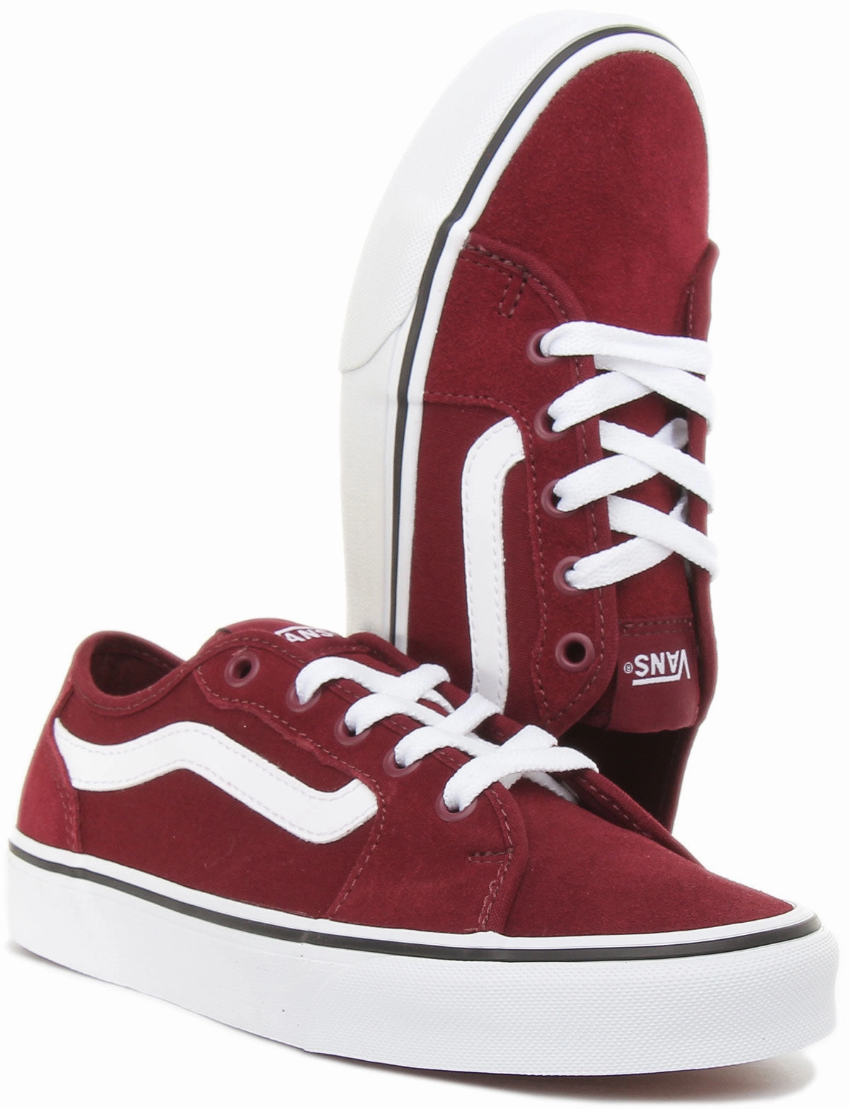 Weather resistant Vans Filmore Decon In Burgundy For Women