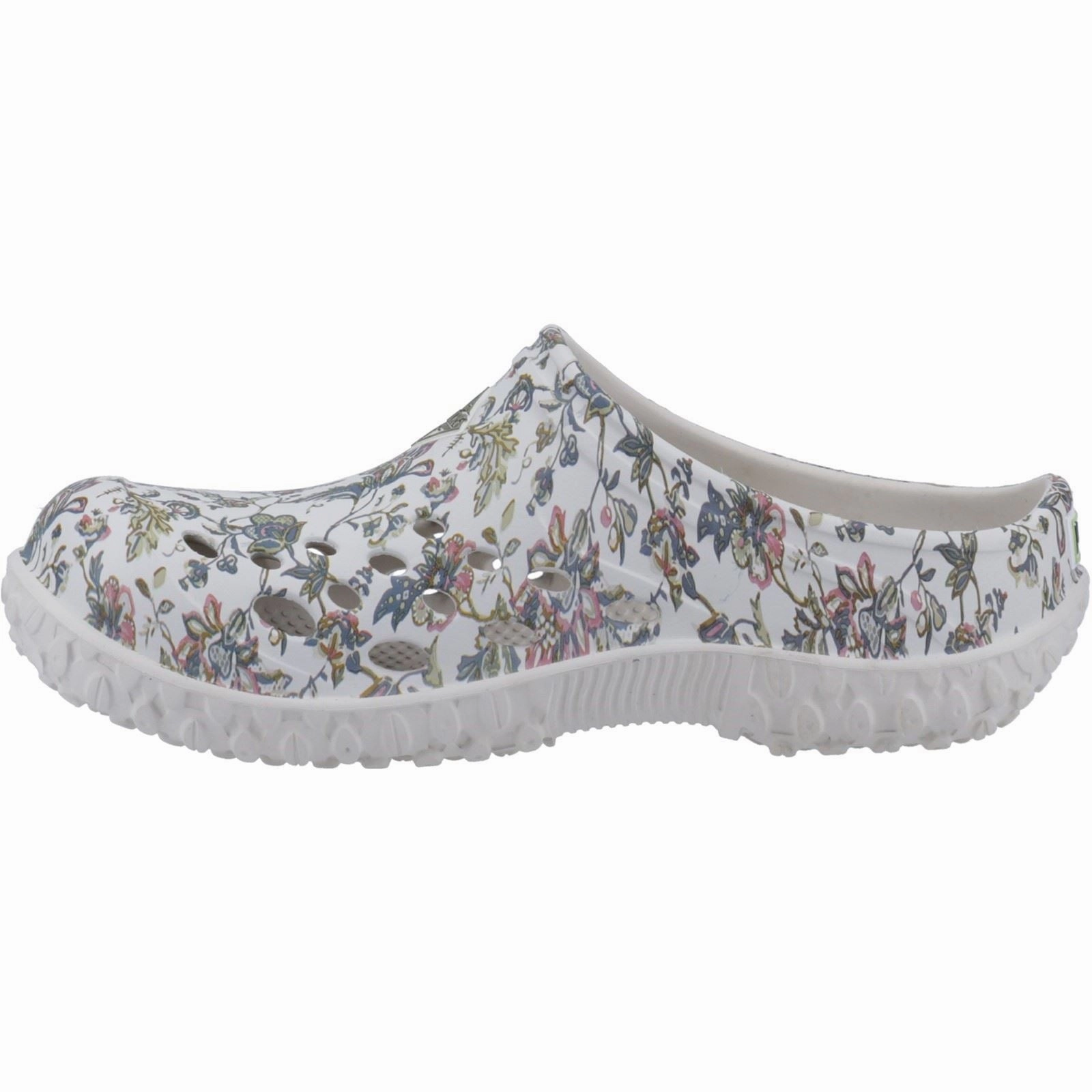Wet Active Muck Boots Muckster Lite Synthetic Light Grey/Floral Print Clogs