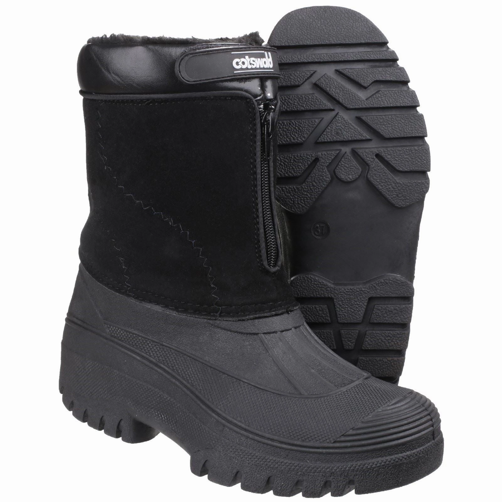 Wet Guard Cotswold Venture Synthetic Black Wellington Boots