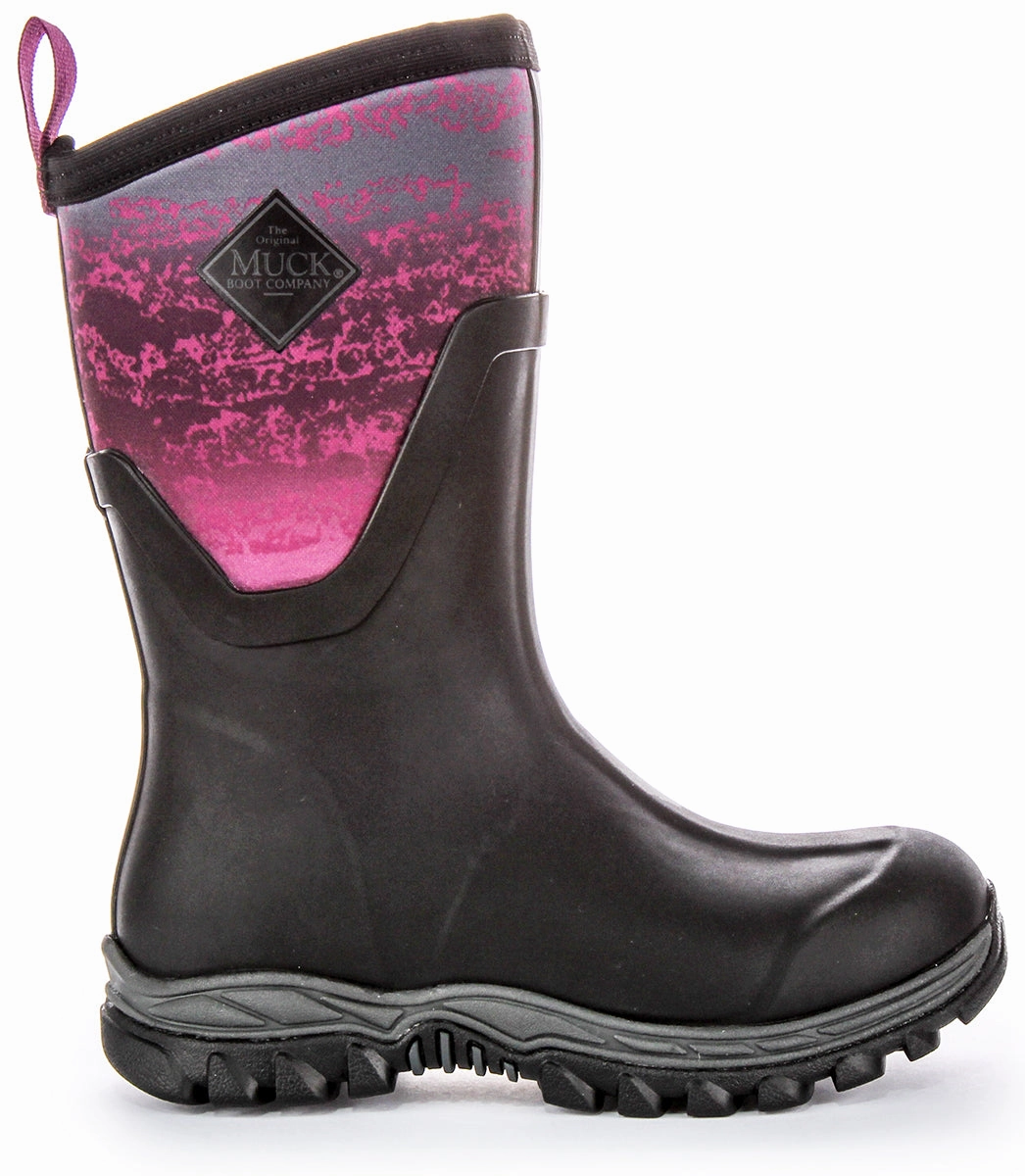 Wet Trek Muck W Arctic Sport Mid 2 In Black Pink For Women