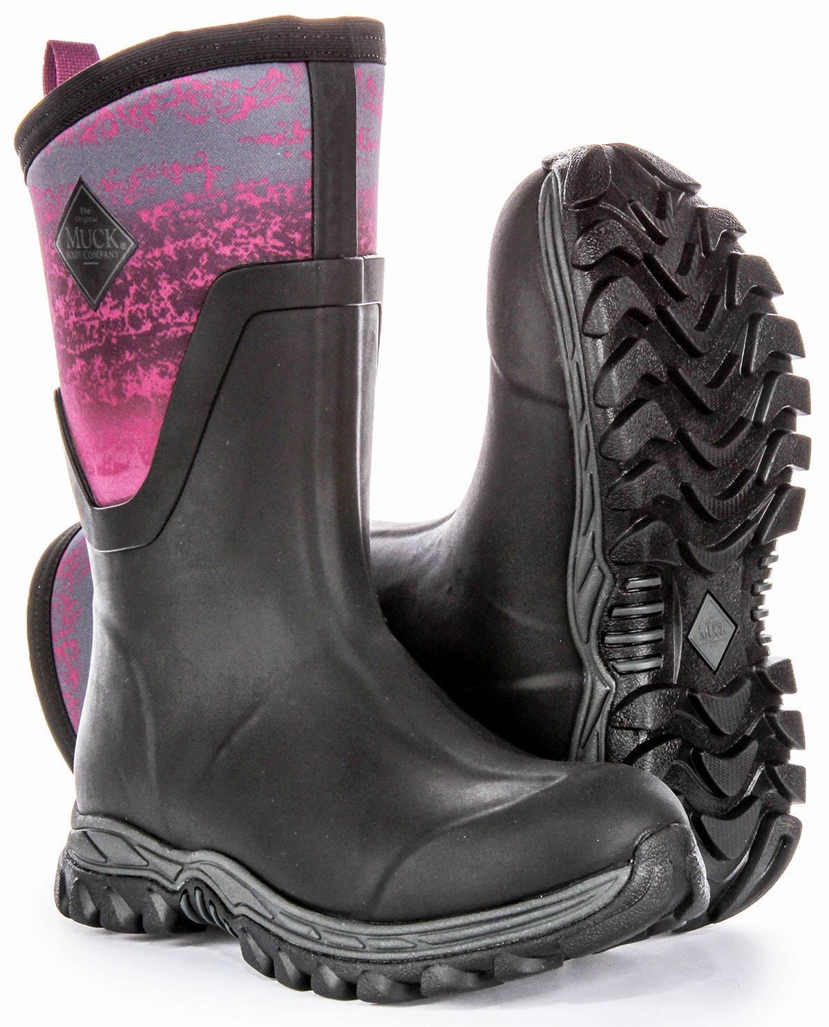 Wet Trek Muck W Arctic Sport Mid 2 In Black Pink For Women