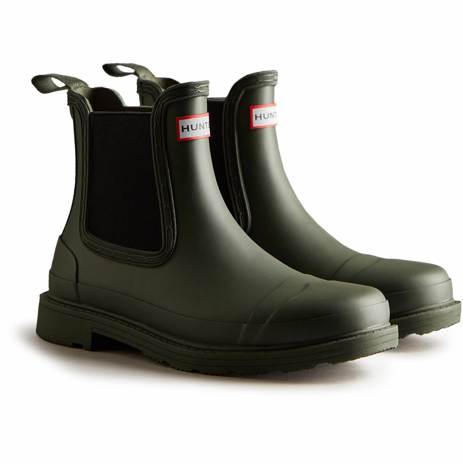 WFS1018RMA-DOV Commando Chelsea Boots Female Green Trail Shield Pro