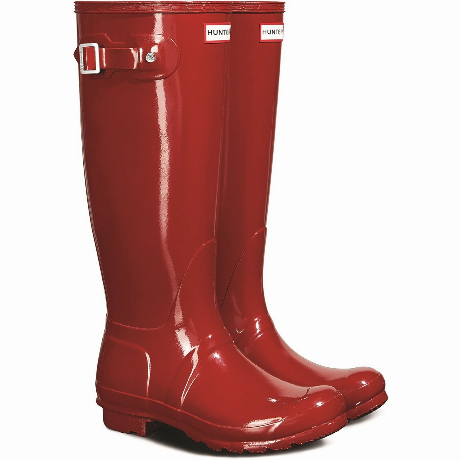 Fashion Comfort WFT1000RGL-MLR Original Tall Gloss Wellington Boots Female Red