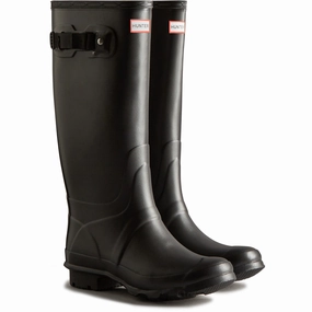 WFT2205RMI-BLK Huntress Wide Leg Wellington Boots Female Black Weekend Ready Quick Walking Boots