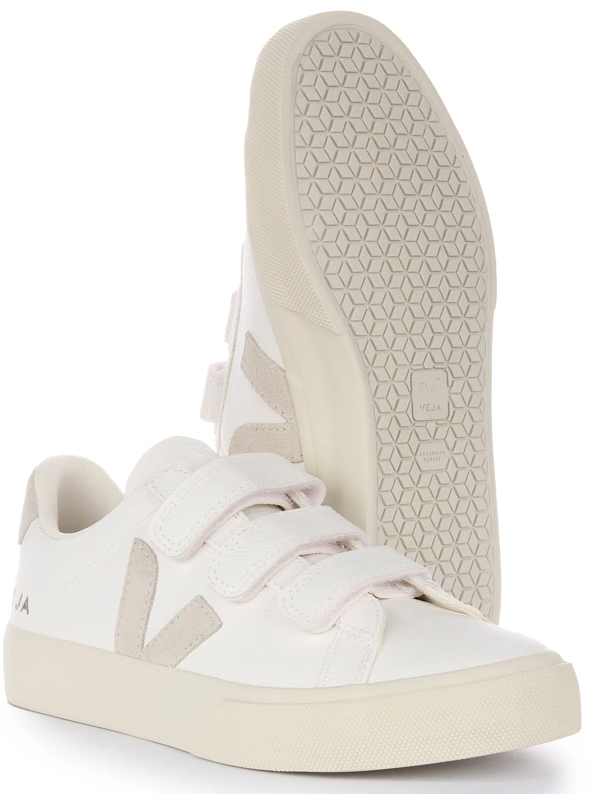 Wide Base Veja Recife Velcro Chromfree In Natural For Men