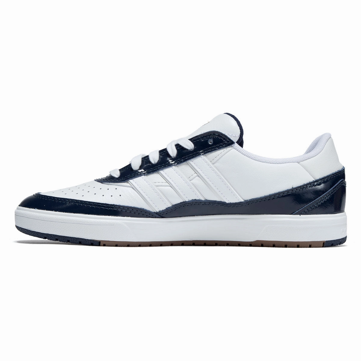 Wide Base Adidas Tyshawn II Shoes - Core Navy/Ftwr White/Grey One