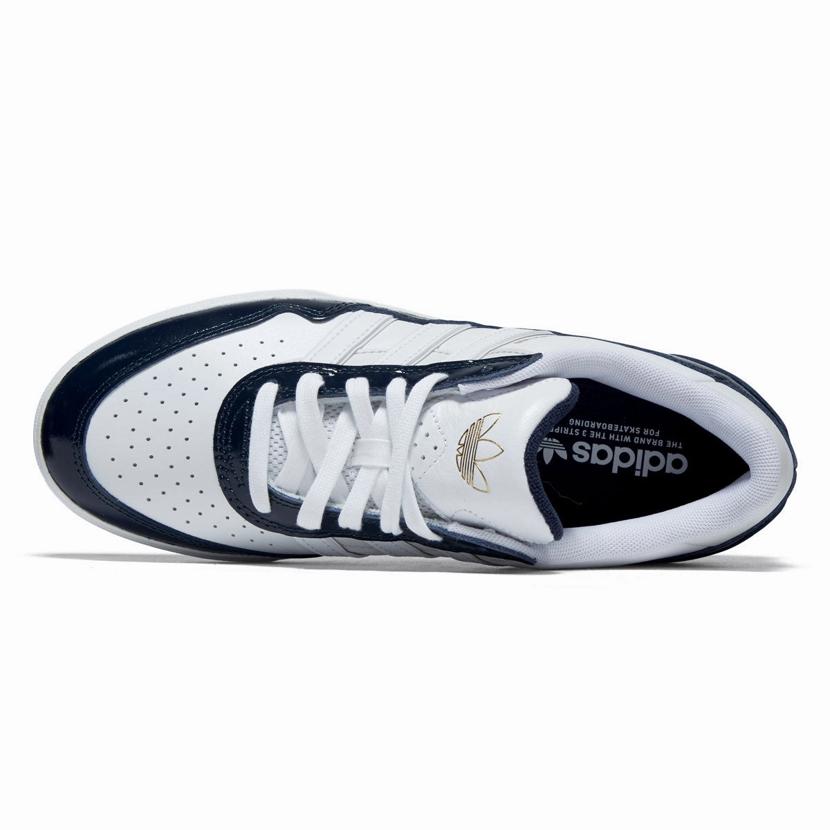 Wide Base Adidas Tyshawn II Shoes - Core Navy/Ftwr White/Grey One