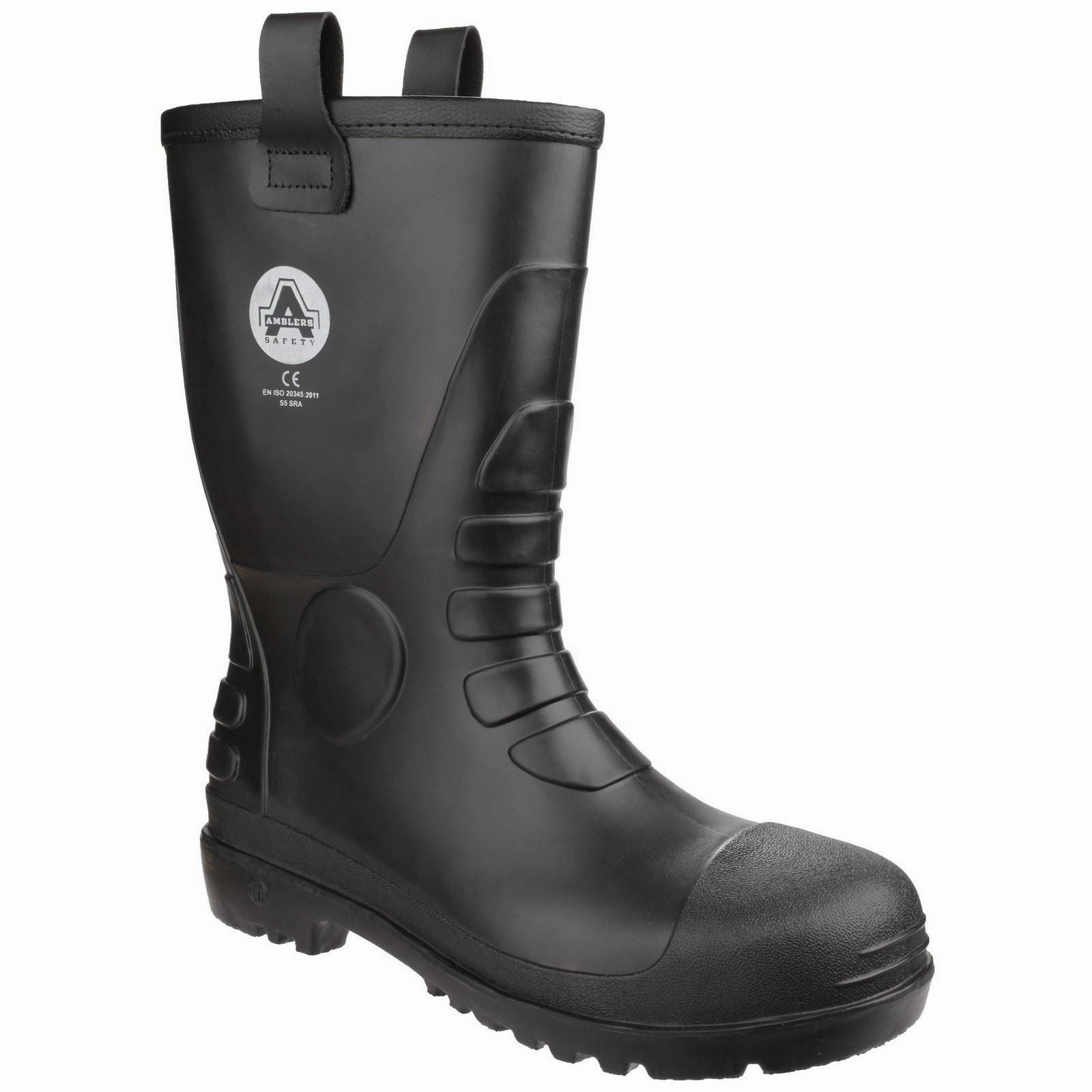 Winter Style Heavy Duty Boots Amblers Safety FS90 PVC Black Wellington Boots