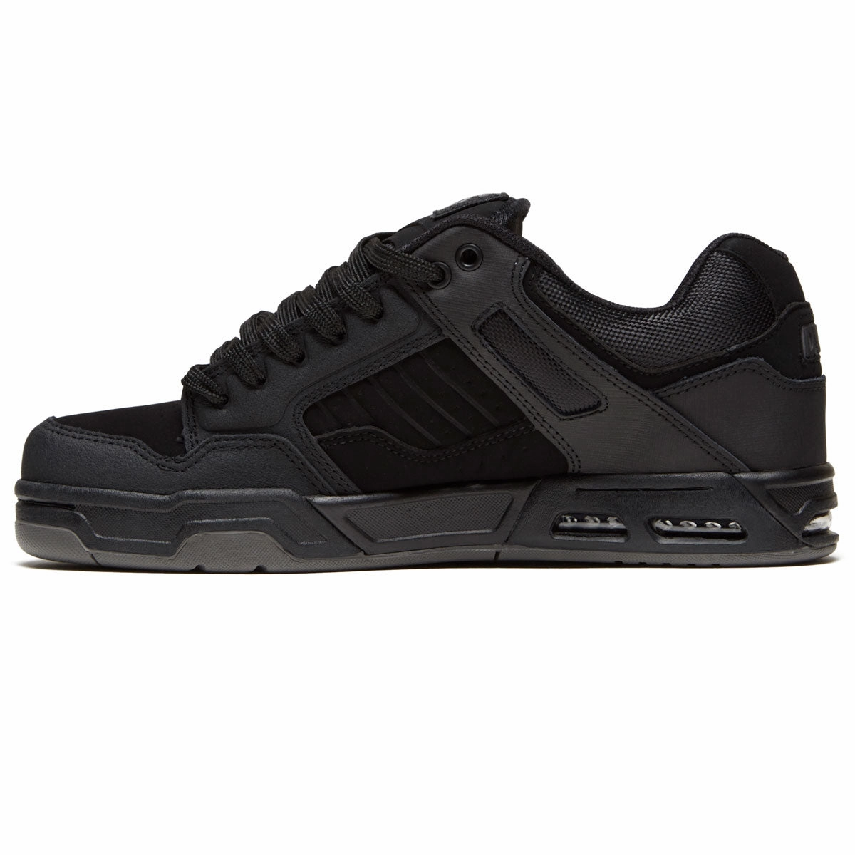 Wide fit DVS Enduro Heir Shoes - Black/Black Leather