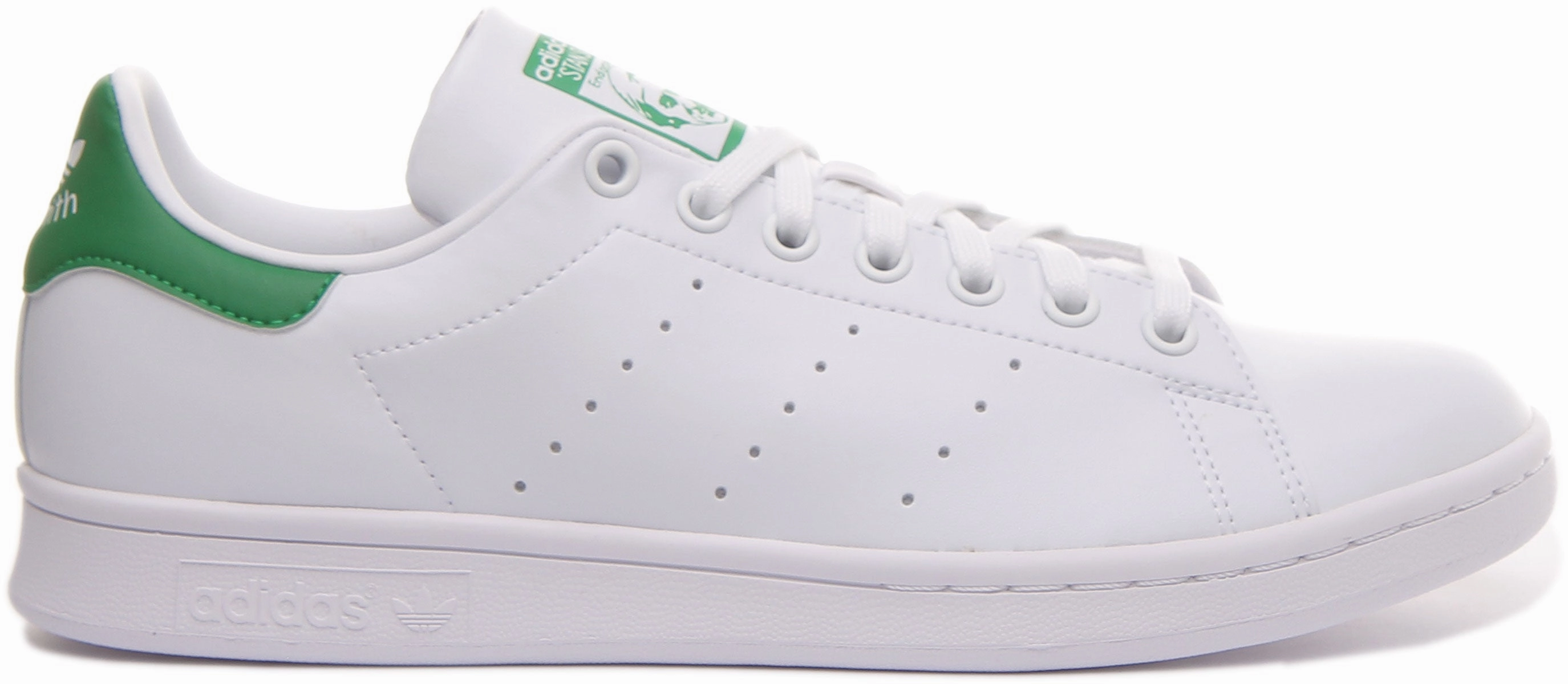 Wide toe Adidas Stan Smith In White Green For Men