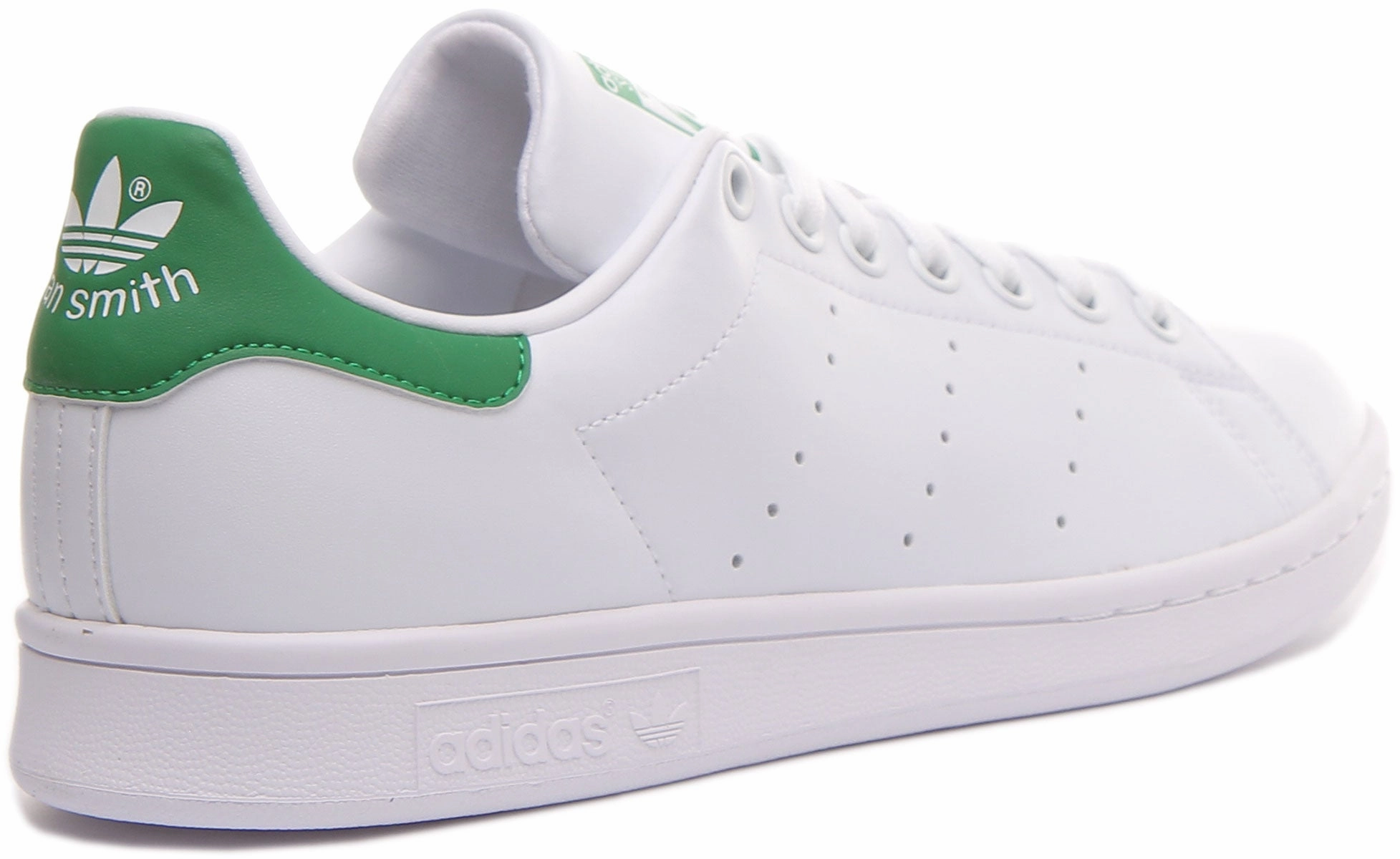 Wide toe Adidas Stan Smith In White Green For Men
