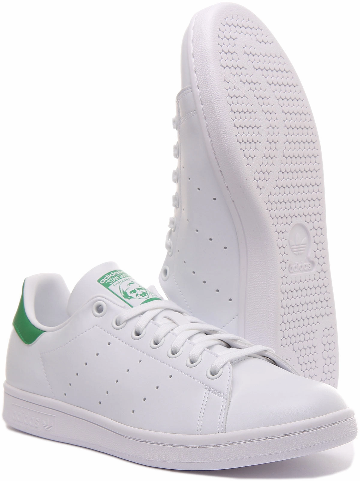 Wide toe Adidas Stan Smith In White Green For Men