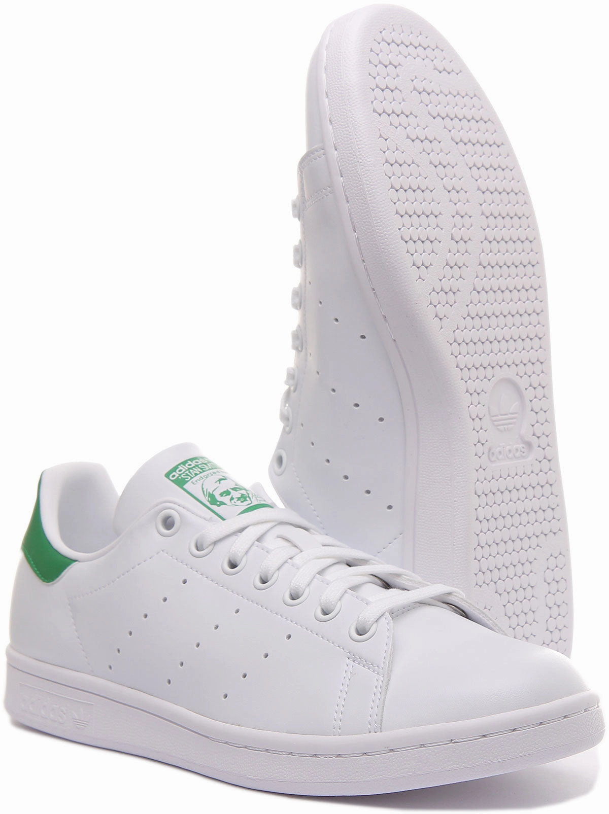 Wide toe Adidas Stan Smith In White Green For Men