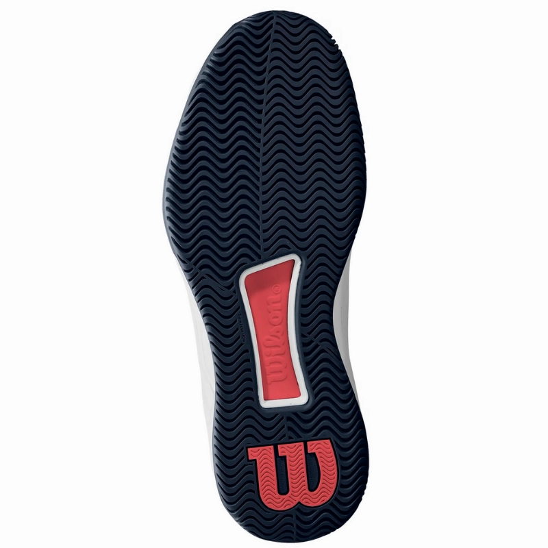 Wilson Intrigue Tour Womens Tennis Shoes - White/Navy/Black Comfort Padding Material Design