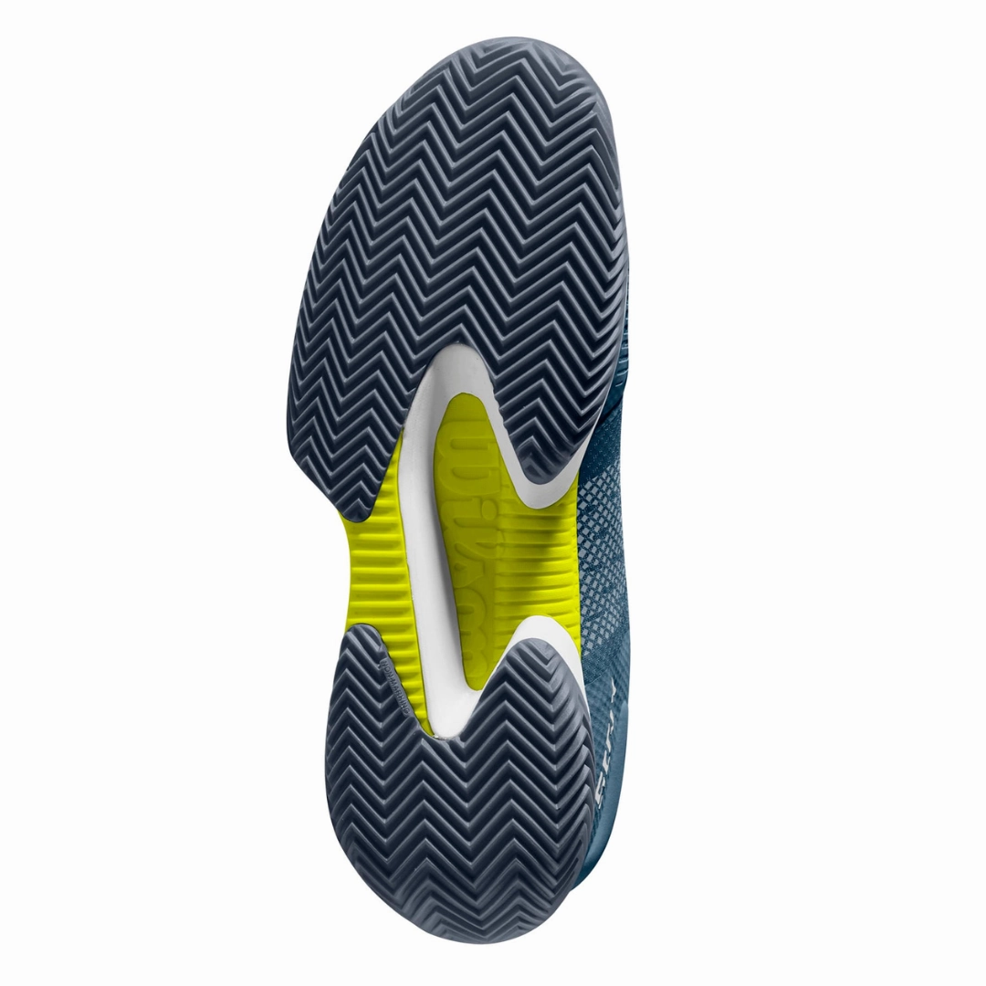 Wilson Kaos Swift Tennis Shoes -  China Blue/ White/ Sulphur Spring Adaptive Push