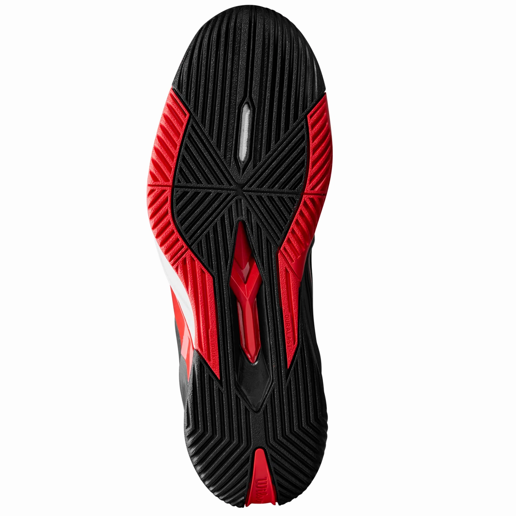 Wilson RUSH PRO 4.5 Mens Tennis Shoes - Black/Red/White All terrain