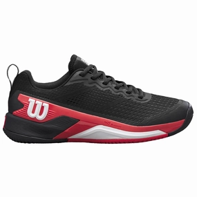 Wilson RUSH PRO 4.5 Mens Tennis Shoes - Black/Red/White