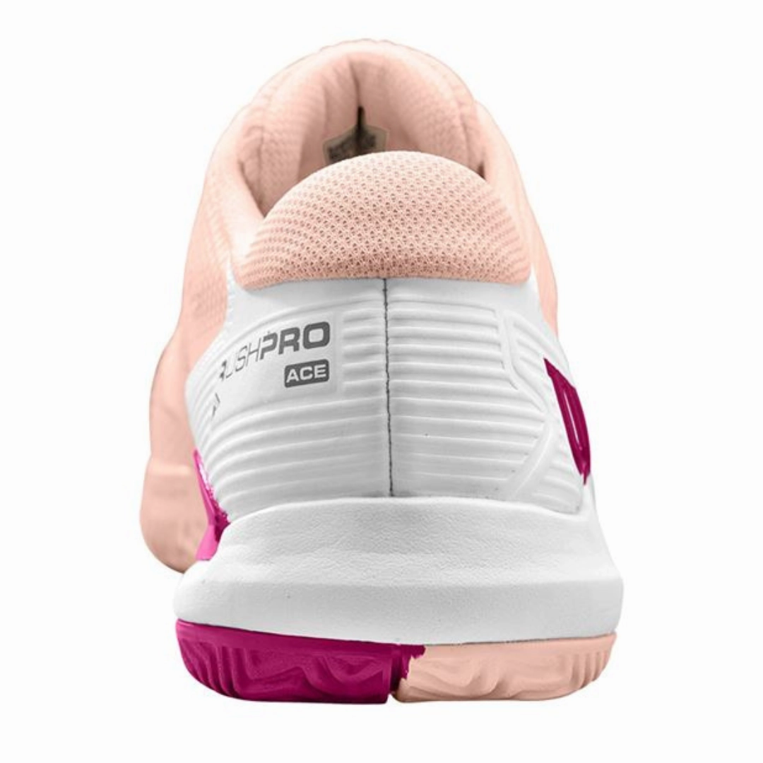 Wilson Women Rush Pro Ace Tennis Shoes - Scallop Anti Slip Feature