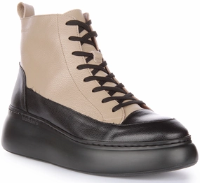 Long Trekking Fit Bush Walking Wonders Maya In Black Taupe For Women