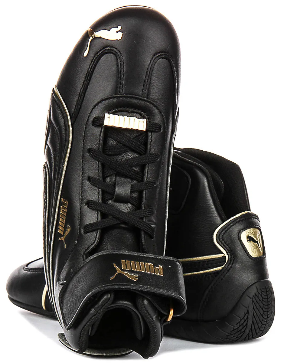Workout Traction Puma Speedcat Mid LS In Black Gold For Women
