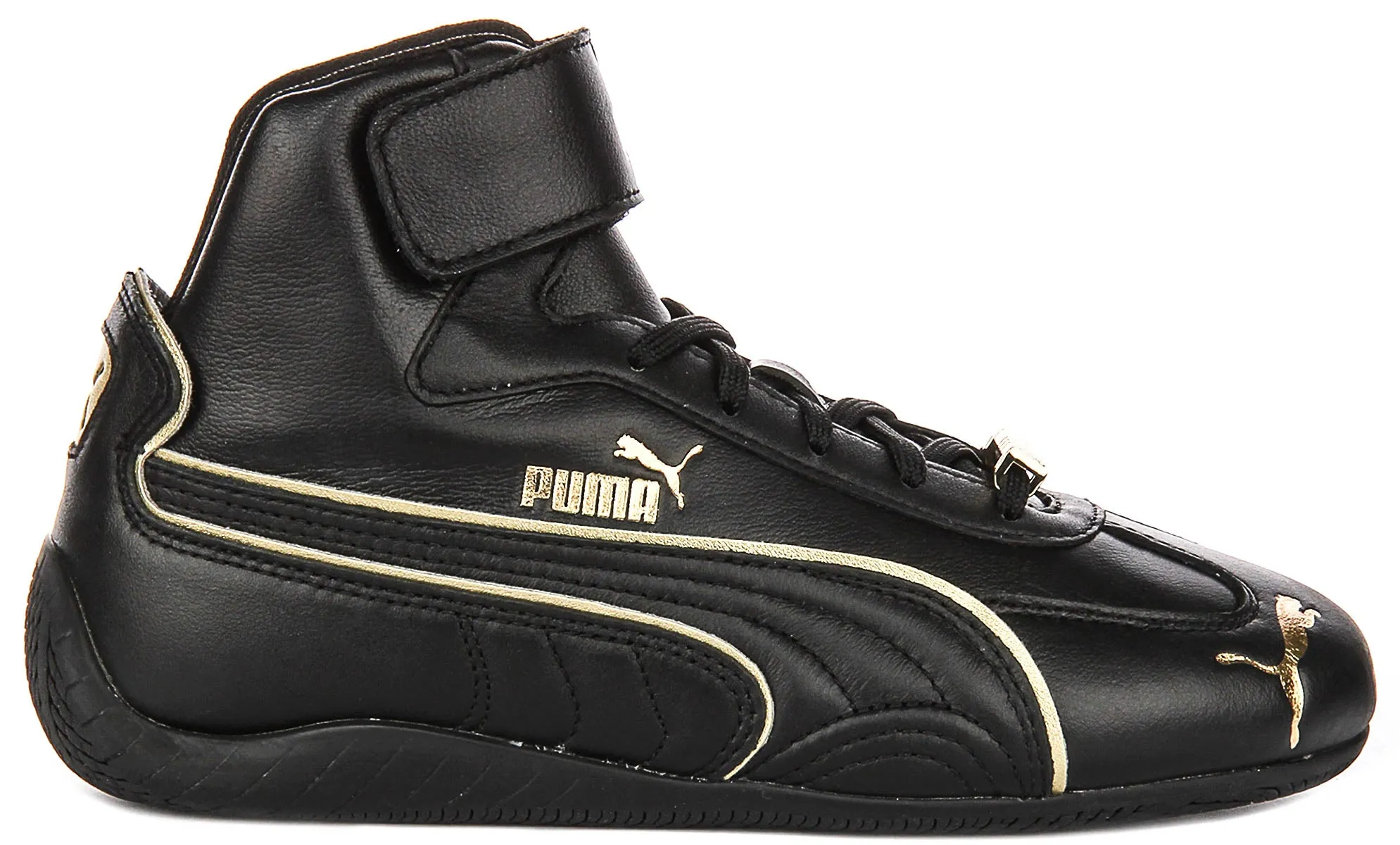 Workout Traction Puma Speedcat Mid LS In Black Gold For Women
