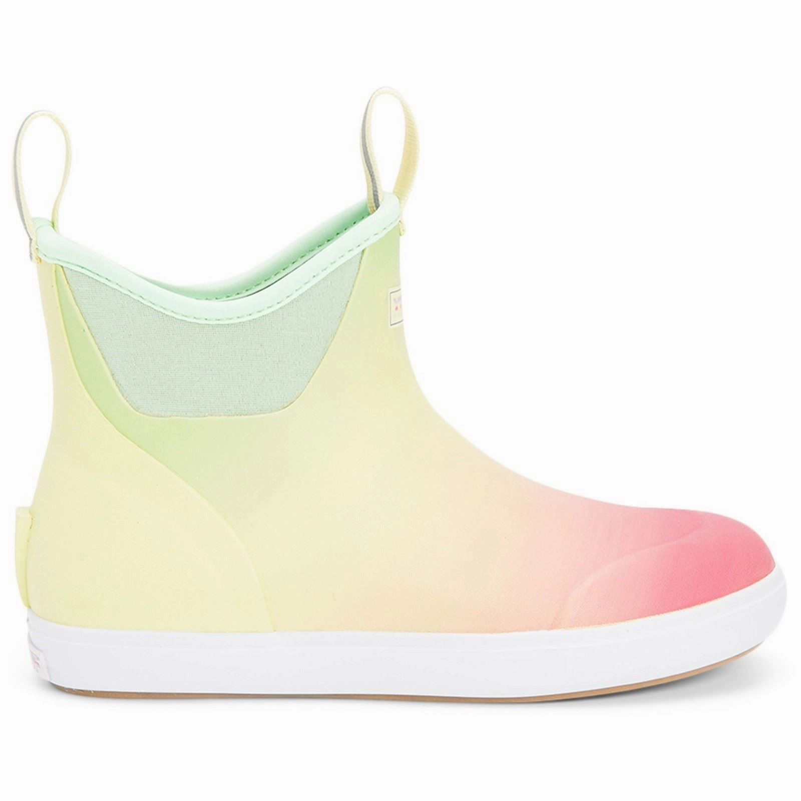 Xtratuf Ankle Deck Rubber Yellow Aurora Wellington Boots Trail Grip Step