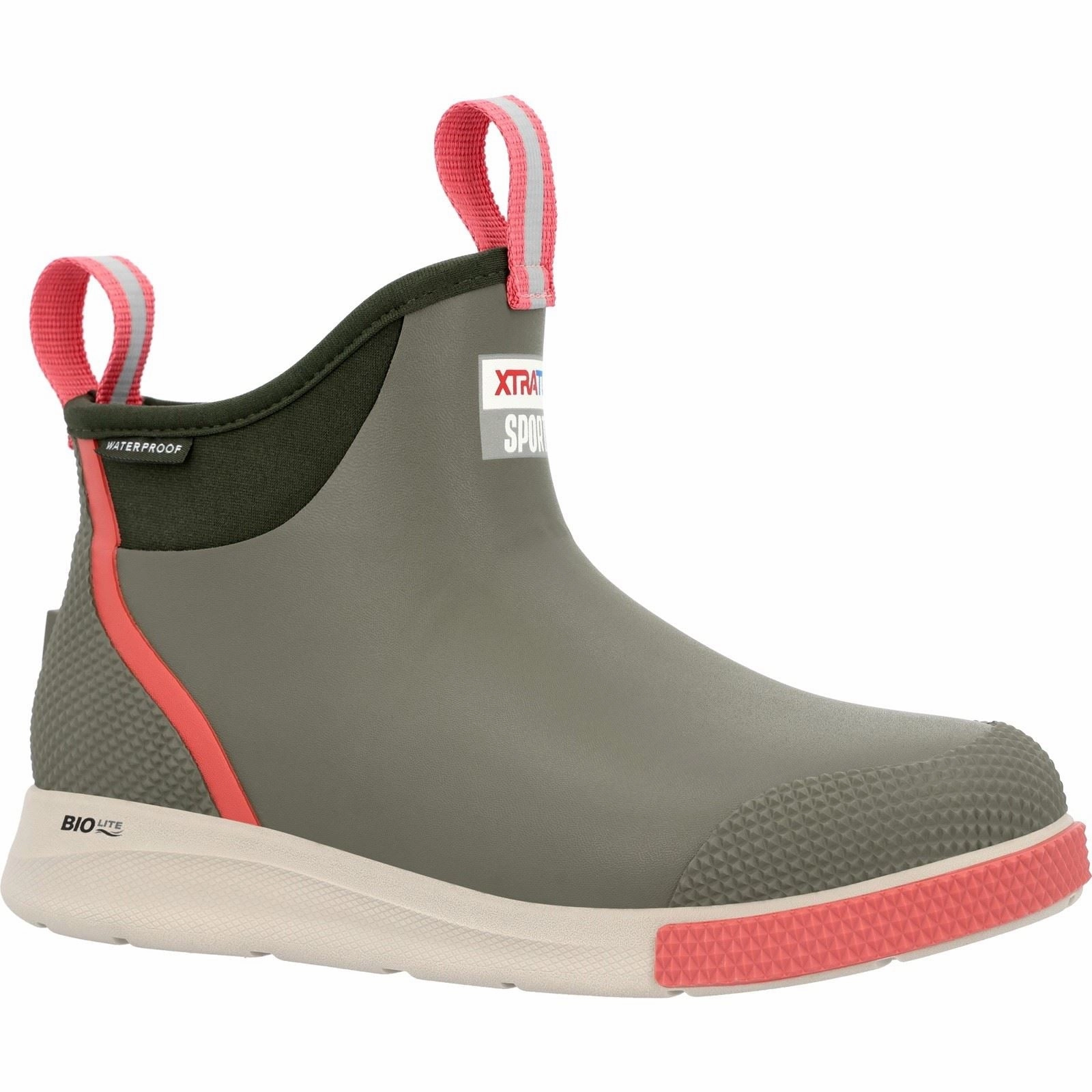 Outdoor Boots Xtratuf Ankle Deck Sport Synthetic Olive Wellington Boots