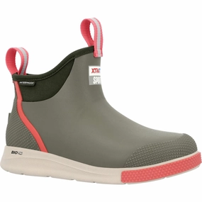 Outdoor Boots Xtratuf Ankle Deck Sport Synthetic Olive Wellington Boots