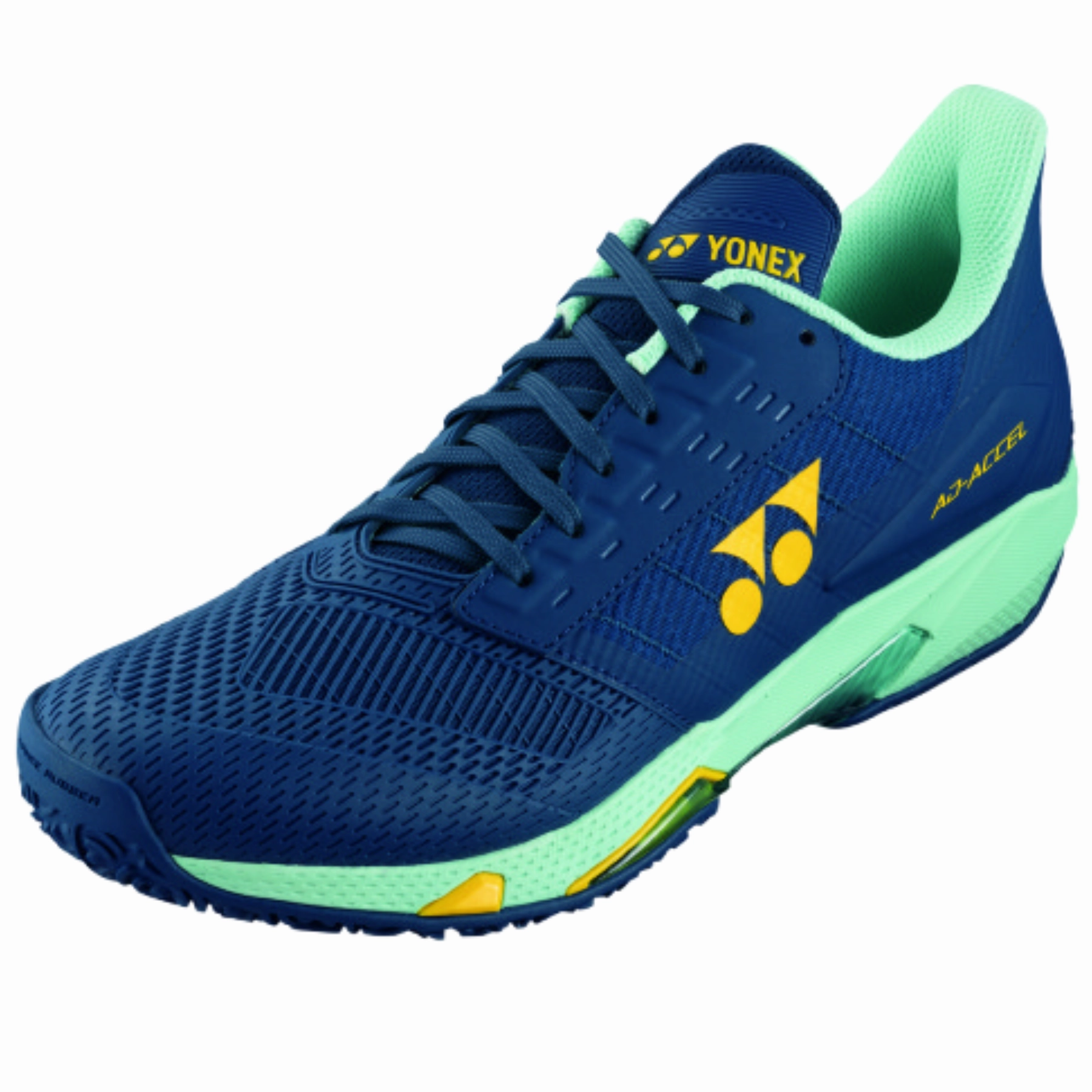 Yonex 2025 AD-ACCEL Mens Clay Court Tennis Shoes - Teal Blue Unstoppable