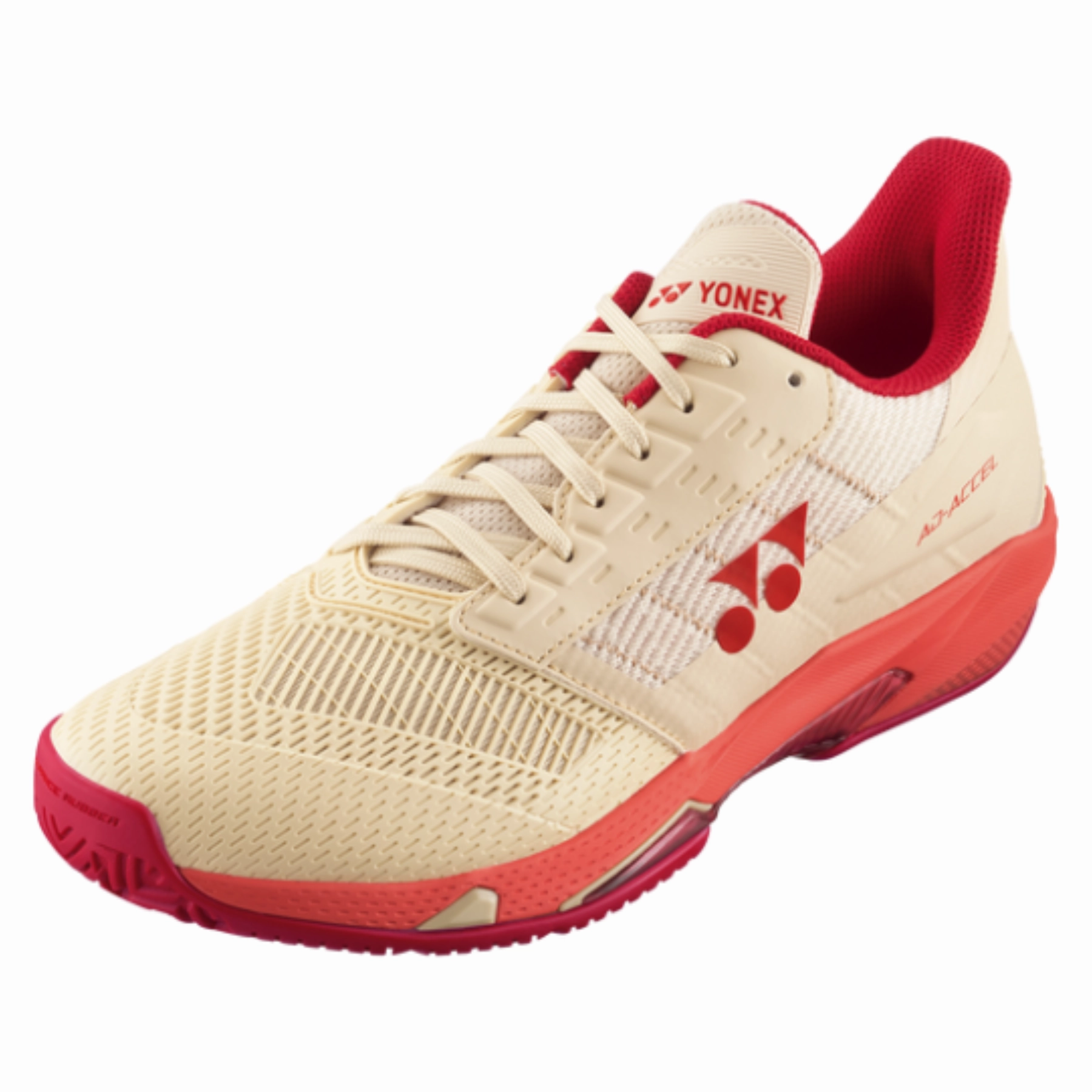Yonex 2025 AD-ACCEL Women All Court Tennis Shoes -  Beige/Pink Comfortable