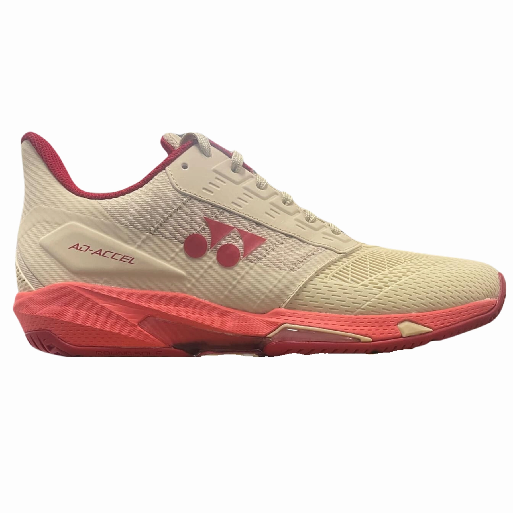 Yonex 2025 AD-ACCEL Women All Court Tennis Shoes -  Beige/Pink Comfortable