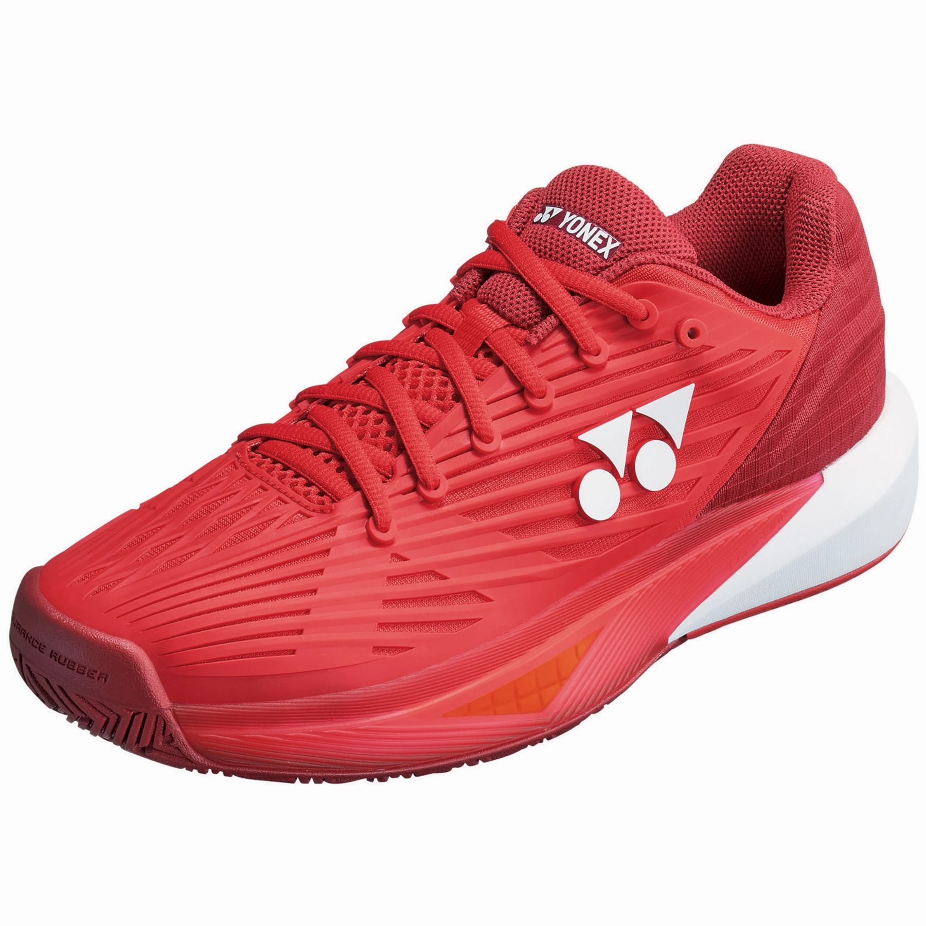 Yonex 2025 ECLIPSION 5 Mens All Court Tennis Shoes - Tango Red Upgraded piece