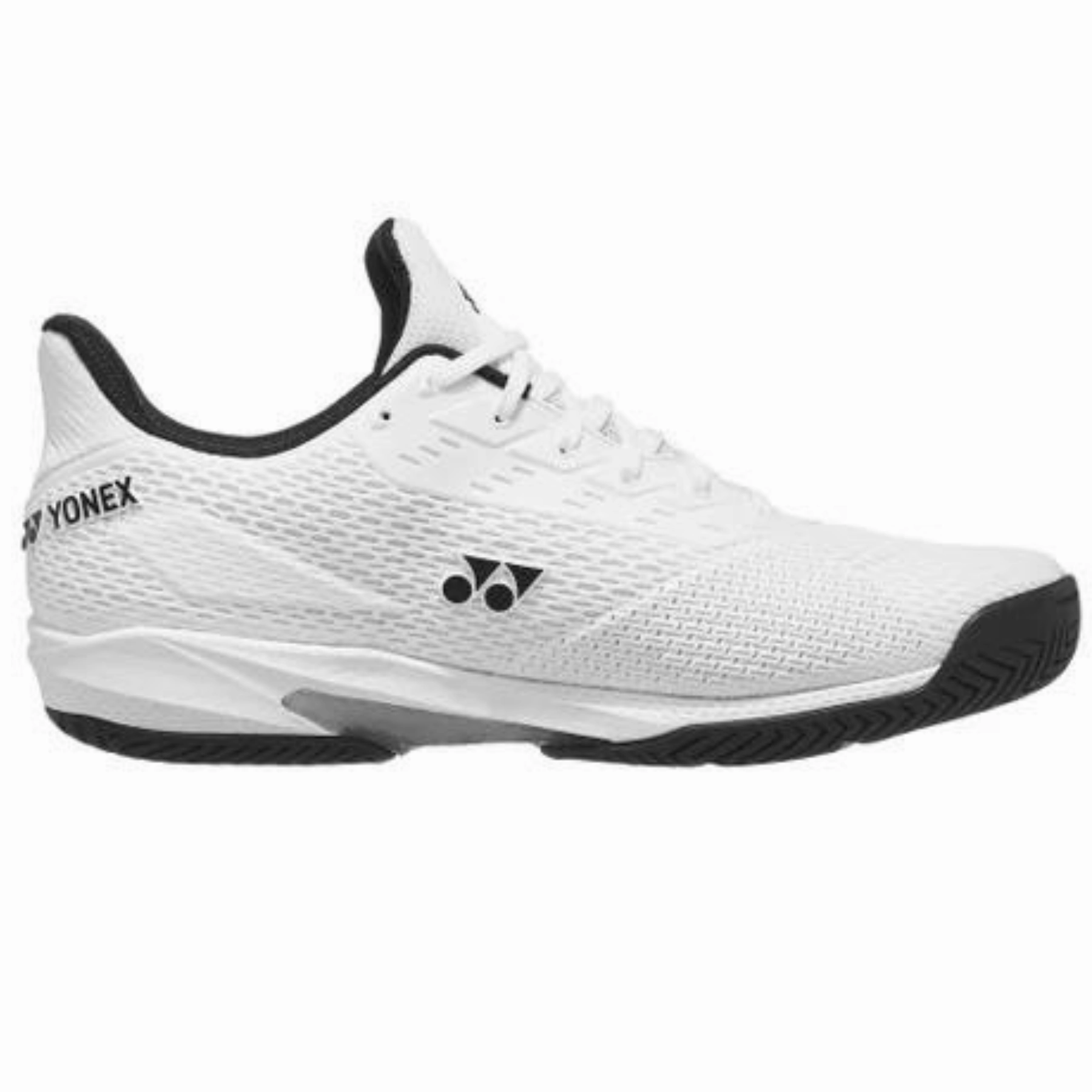Yonex AD Accel All Court 2024 Mens Tennis Shoes -White/Black Arch Comfort