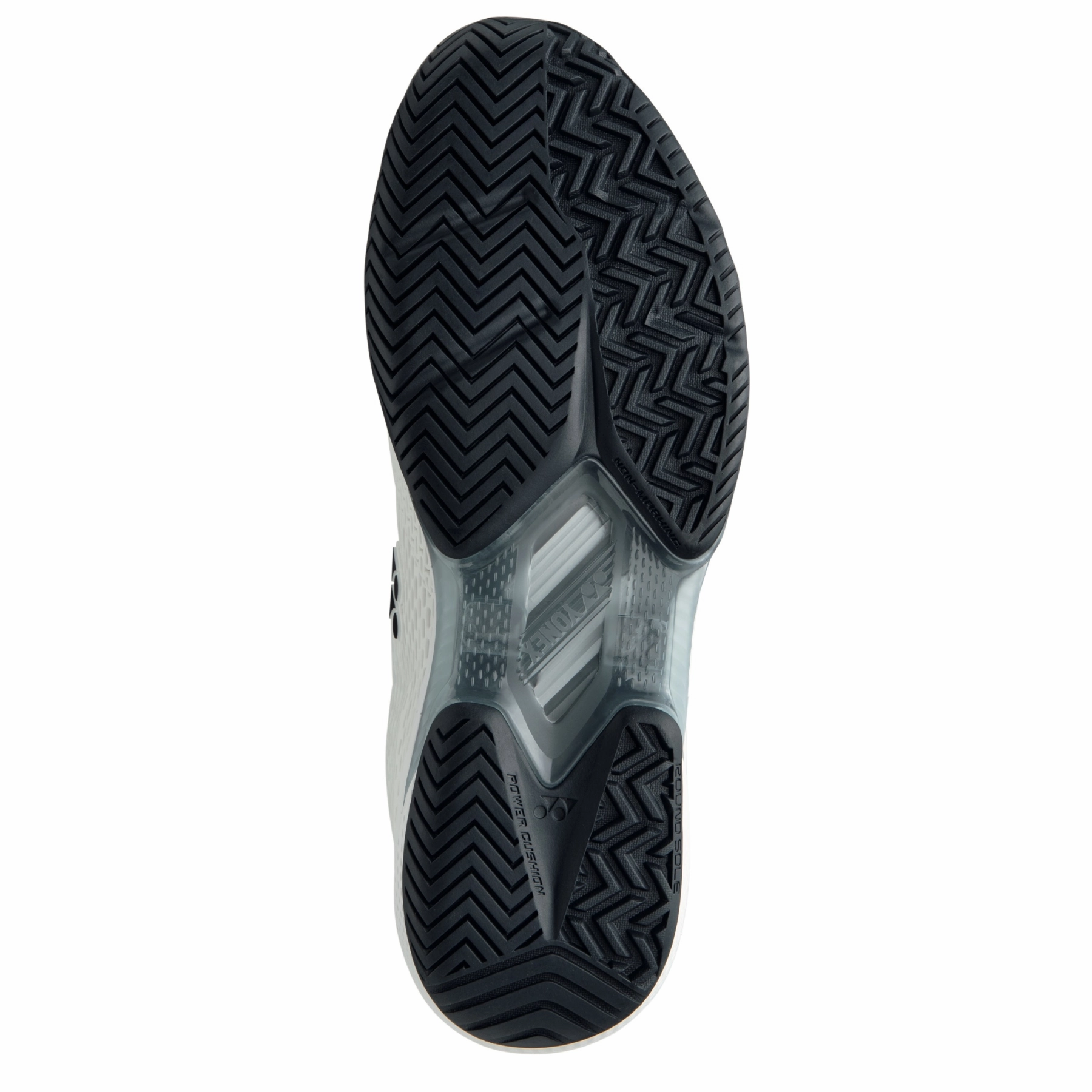 Yonex AD Accel All Court 2024 Mens Tennis Shoes -White/Black Arch Comfort