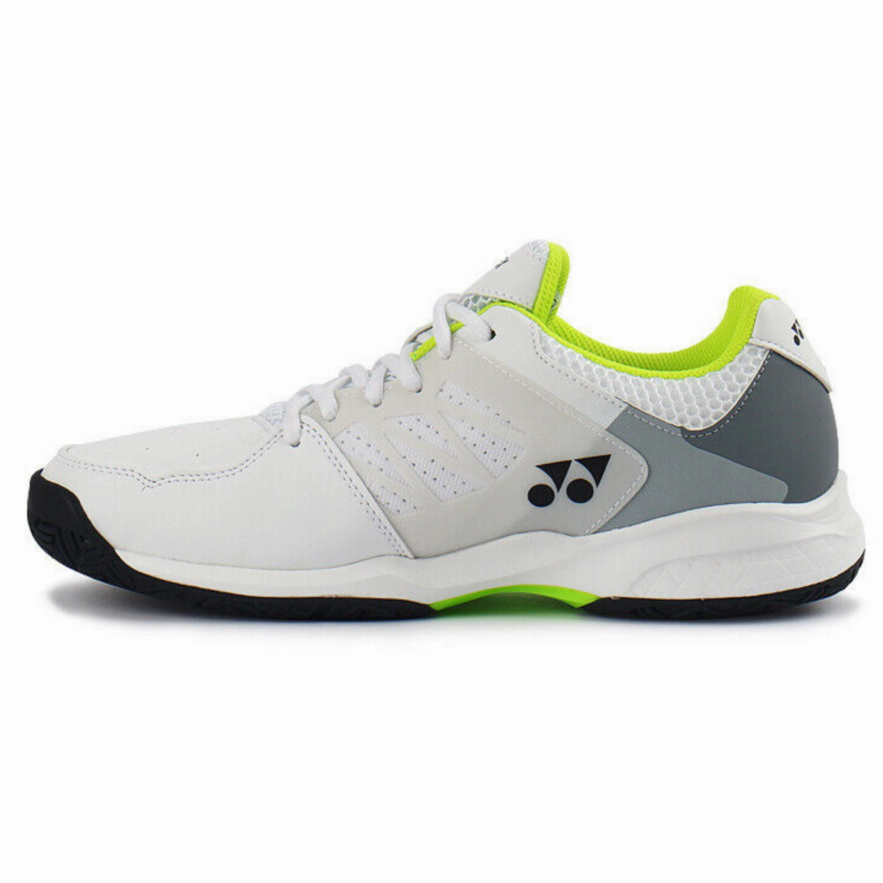 Yonex Lumio 3 All Court White/Lime Mens Tennis Shoes 2023 Flexible Fit System Design Concept