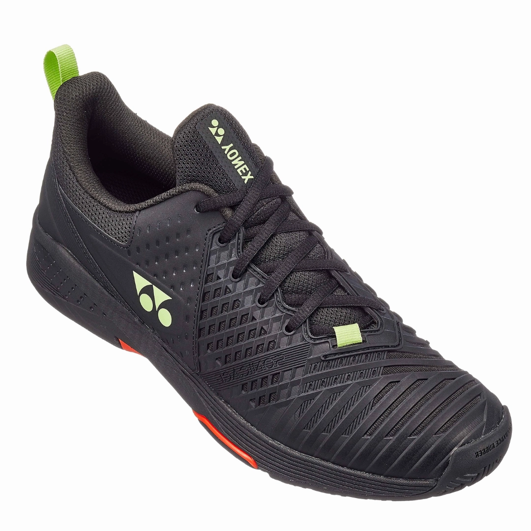 Yonex Sonicage 3 All Court Black Lime Mens Tennis Shoes Breathability Motion